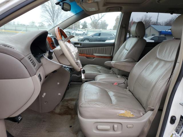 5TDZK22C97S030139 - 2007 TOYOTA SIENNA XLE WHITE photo 7