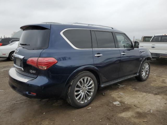 JN8AZ2NC2F9370044 - 2015 INFINITI QX80 BLUE photo 3