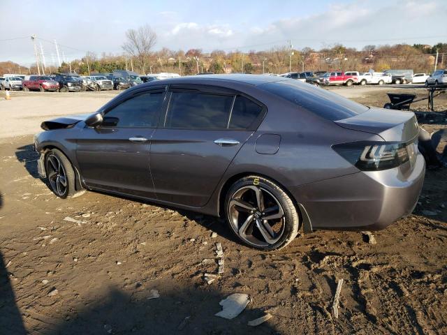 1HGCR2F38FA175262 - 2015 HONDA ACCORD LX GRAY photo 2