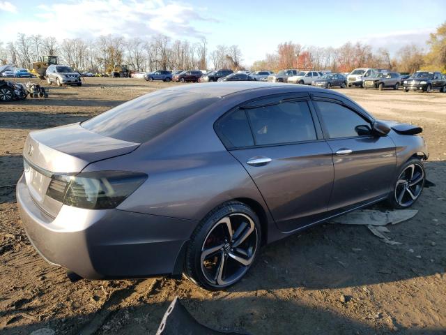 1HGCR2F38FA175262 - 2015 HONDA ACCORD LX GRAY photo 3