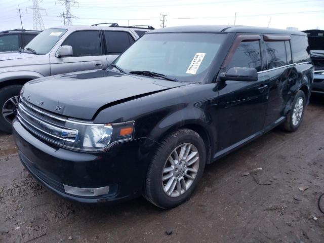 2FMGK5C8XEBD25280 - 2014 FORD FLEX SEL BLACK photo 1