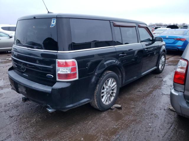 2FMGK5C8XEBD25280 - 2014 FORD FLEX SEL BLACK photo 3