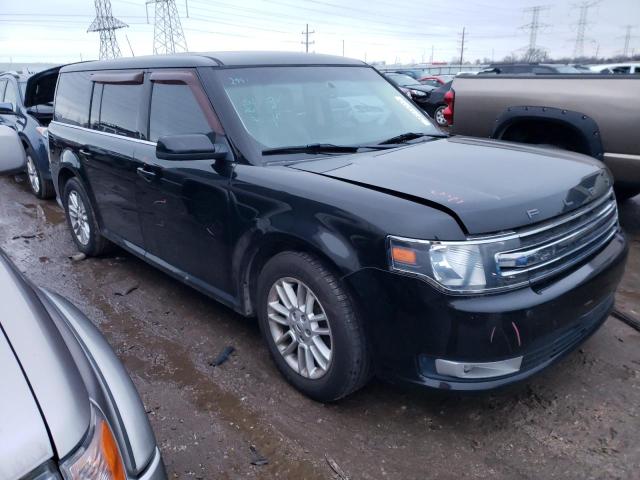 2FMGK5C8XEBD25280 - 2014 FORD FLEX SEL BLACK photo 4