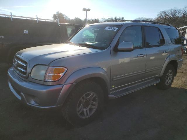 5TDBT48A83S143638 - 2003 TOYOTA SEQUOIA LIMITED SILVER photo 1