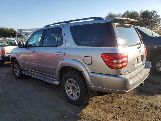 5TDBT48A83S143638 - 2003 TOYOTA SEQUOIA LIMITED SILVER photo 2