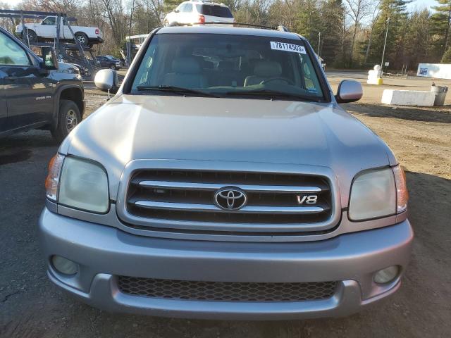 5TDBT48A83S143638 - 2003 TOYOTA SEQUOIA LIMITED SILVER photo 5