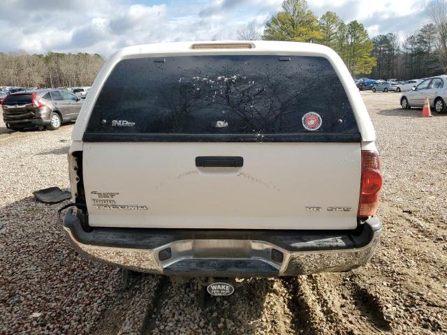 5TEUU42N67Z456858 - 2007 TOYOTA TACOMA ACCESS CAB WHITE photo 6