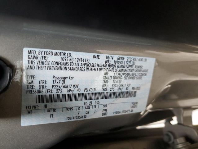 1FADP5BU8FL102606 - 2015 FORD C-MAX SEL BROWN photo 13