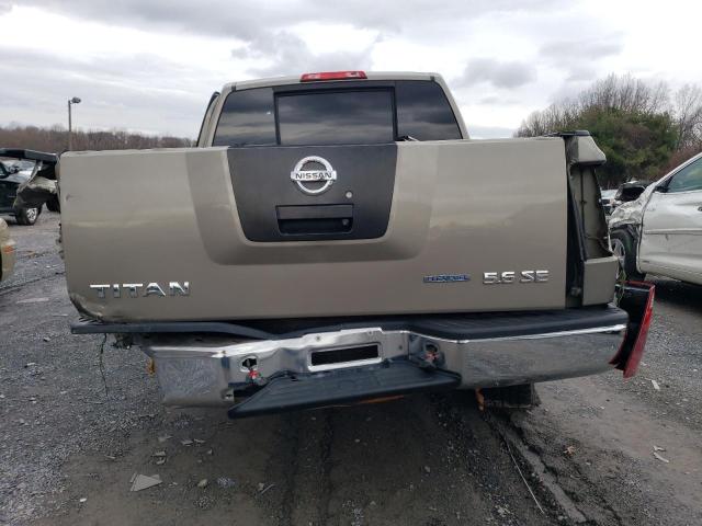 1N6BA07D49N315377 - 2009 NISSAN TITAN XE TAN photo 6