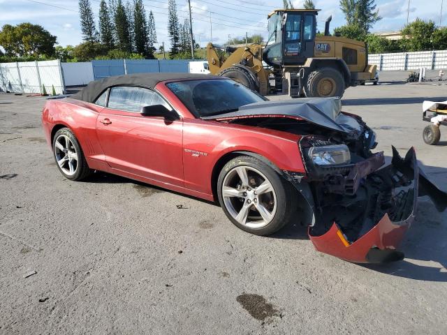 2G1FD3D30F9267554 - 2015 CHEVROLET CAMARO LT BURGUNDY photo 4