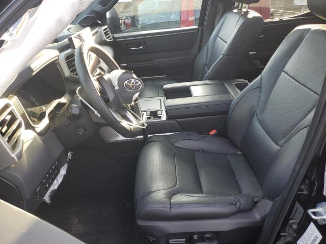 5TFNC5EC1NX001914 - 2022 TOYOTA TUNDRA CREWMAX PLATINUM Schwarz Foto 7