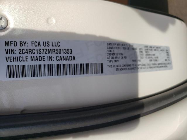 2C4RC1S72MR501353 - 2021 CHRYSLER PACIFICA HYBRID LIMITED WHITE photo 13