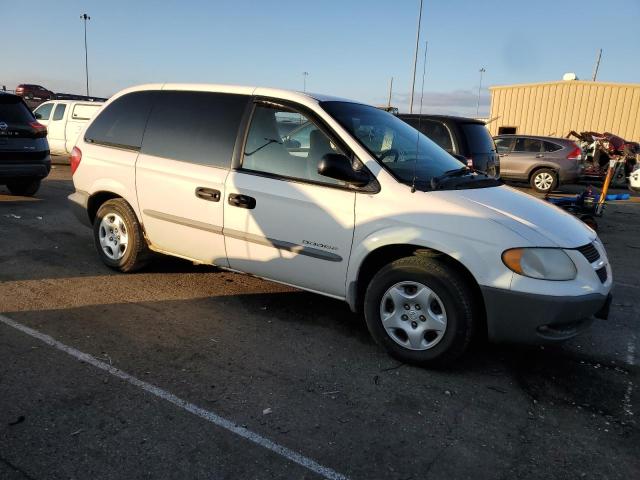 1B4GP25371B160324 - 2001 DODGE CARAVAN SE WHITE photo 4