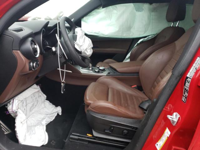 ZASPAKBN3K7C31895 - 2019 ALFA ROMEO STELVIO TI RED photo 7