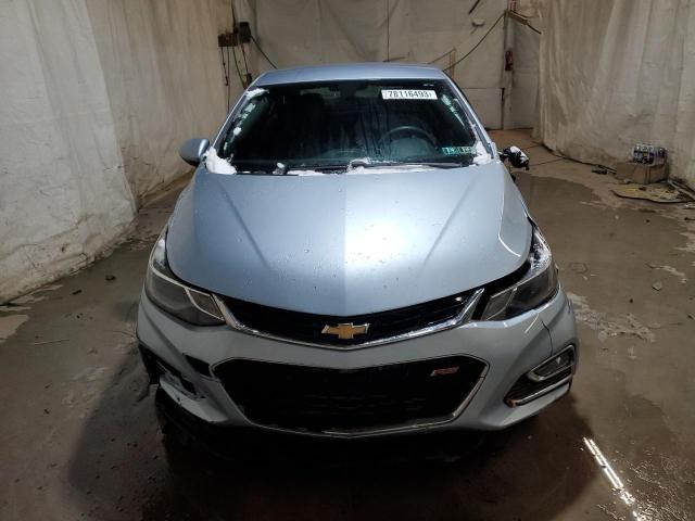 1G1BE5SM7H7252301 - 2017 CHEVROLET CRUZE LT SILVER photo 5