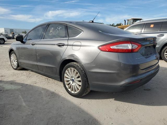 3FA6P0UU5ER252018 - 2014 FORD FUSION S HYBRID GRAY photo 2