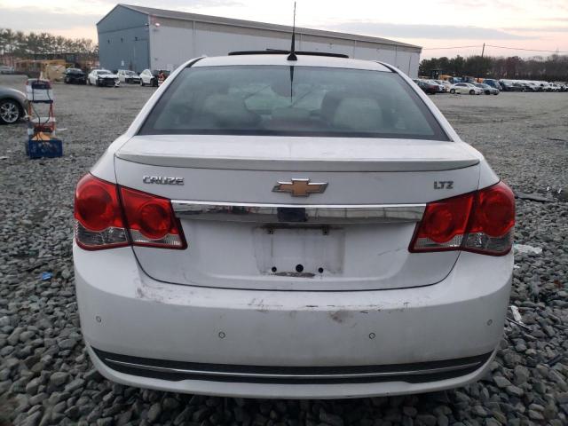 1G1PH5S99B7212852 - 2011 CHEVROLET CRUZE LTZ WHITE photo 6