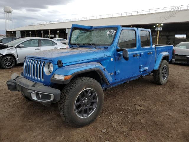 1C6HJTFG7NL154420 - 2022 JEEP GLADIATOR OVERLAND BLUE photo 1