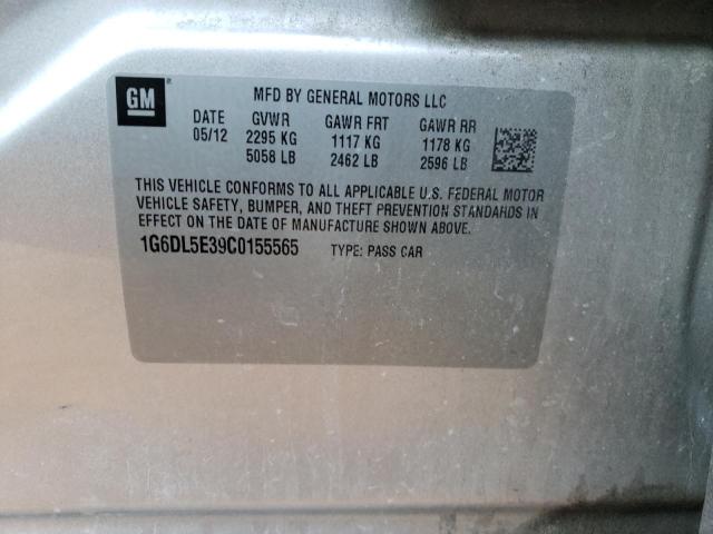 1G6DL5E39C0155565 - 2012 CADILLAC CTS PERFORMANCE COLLECTION Gümüş fotoğraf 12