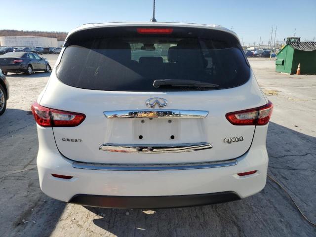 5N1AL0MN0EC513977 - 2014 INFINITI QX60 WHITE photo 6