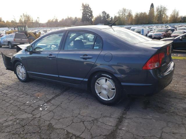 JHMFA36228S004745 - 2008 HONDA CIVIC HYBRID GRAY photo 2