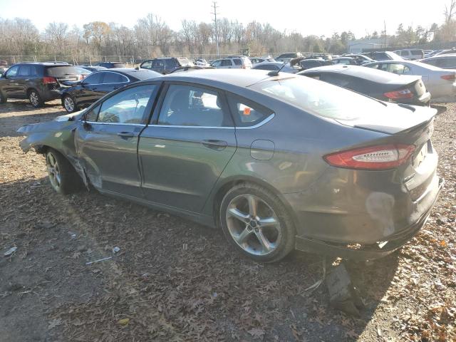 3FA6P0H7XER252665 - 2014 FORD FUSION SE GRAY photo 2