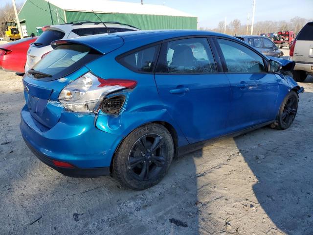 1FAHP3K26CL432373 - 2012 FORD FOCUS SE BLUE photo 3