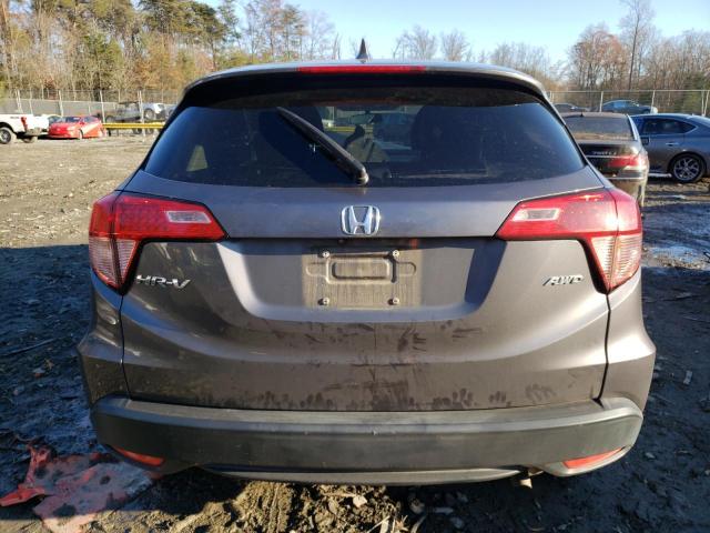 3CZRU6H55HM722680 - 2017 HONDA HR-V EX GRAY photo 6