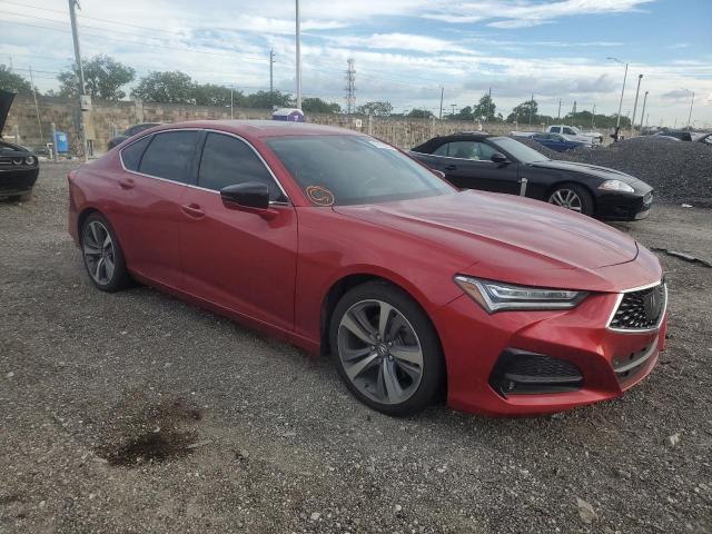 19UUB6F62MA003994 - 2021 ACURA TLX ADVANCE RED photo 4