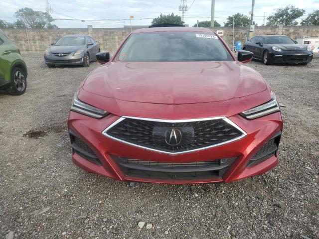 19UUB6F62MA003994 - 2021 ACURA TLX ADVANCE RED photo 5