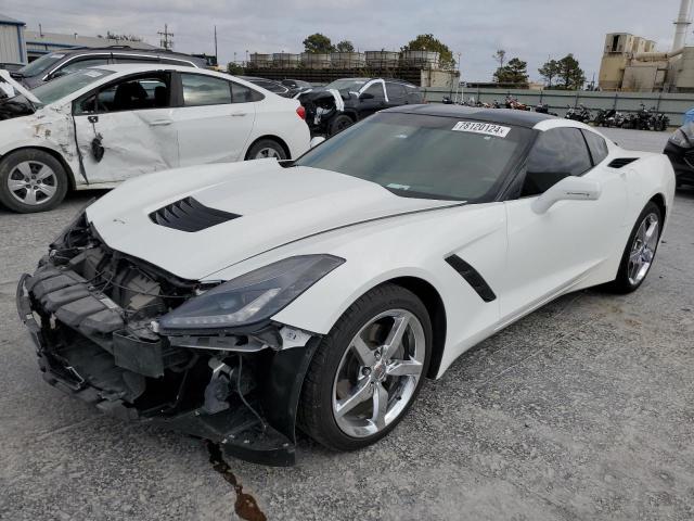 1G1YB2D79K5116974 - 2019 CHEVROLET CORVETTE STINGRAY 1LT WHITE photo 1