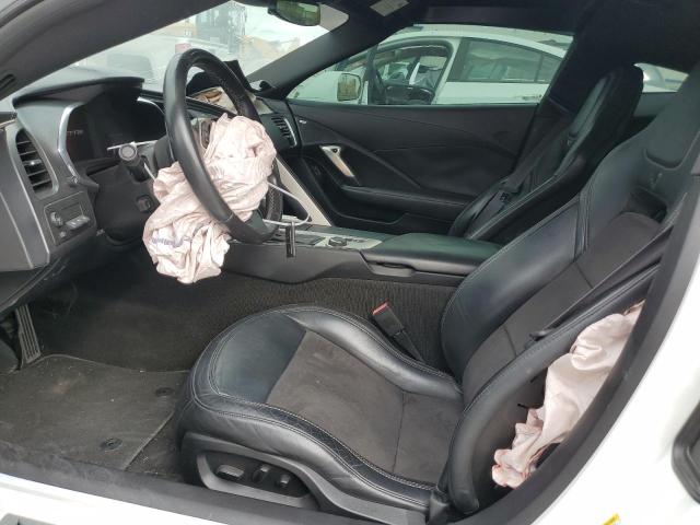 1G1YB2D79K5116974 - 2019 CHEVROLET CORVETTE STINGRAY 1LT WHITE photo 7