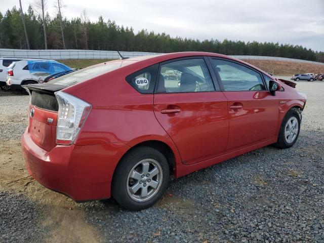 JTDKN3DU3A0229041 - 2010 TOYOTA PRIUS RED photo 3