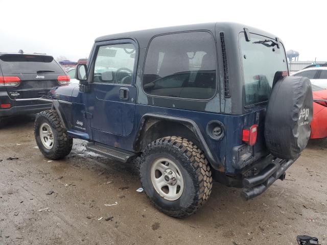 1J4FA39S73P364144 - 2003 JEEP WRANGLER J COMMANDO BLUE photo 2