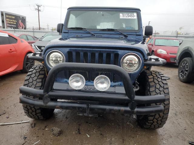 1J4FA39S73P364144 - 2003 JEEP WRANGLER J COMMANDO BLUE photo 5