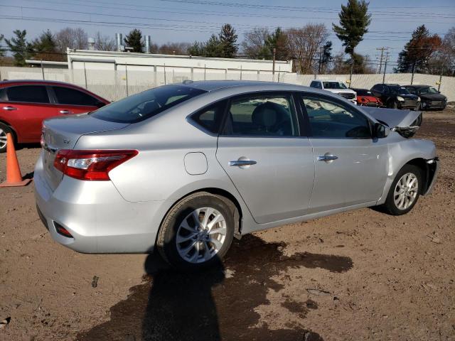 3N1AB7AP4KY370978 - 2019 NISSAN SENTRA S SILVER photo 3