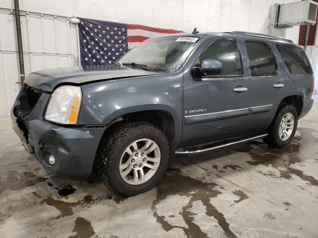 1GKFK63858J227204 - 2008 GMC YUKON DENALI BLUE photo 1