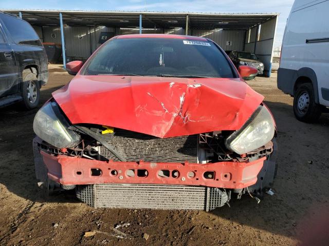 1FADP3L92HL314659 - 2017 FORD FOCUS ST RED photo 5