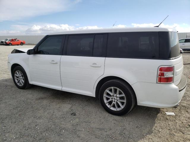 2FMGK5B89KBA09432 - 2019 FORD FLEX SE WHITE photo 2