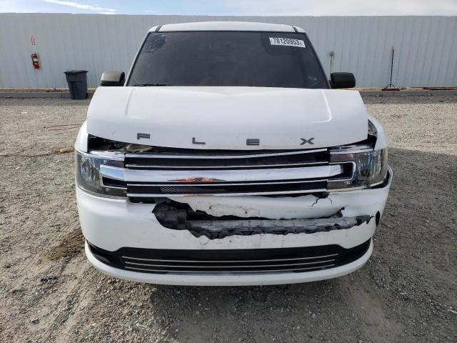 2FMGK5B89KBA09432 - 2019 FORD FLEX SE WHITE photo 5