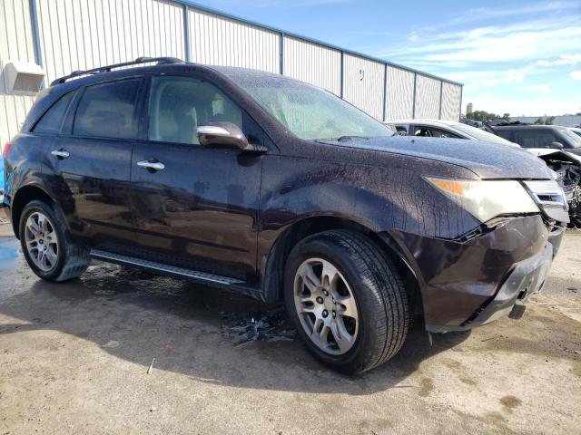 2HNYD28209H530044 - 2009 ACURA MDX BURGUNDY photo 4