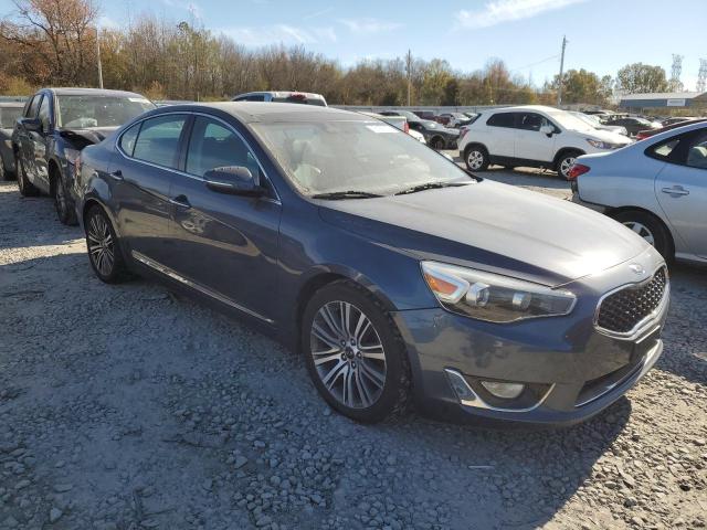 KNALN4D72E5165679 - 2014 KIA CADENZA PREMIUM BLUE photo 4