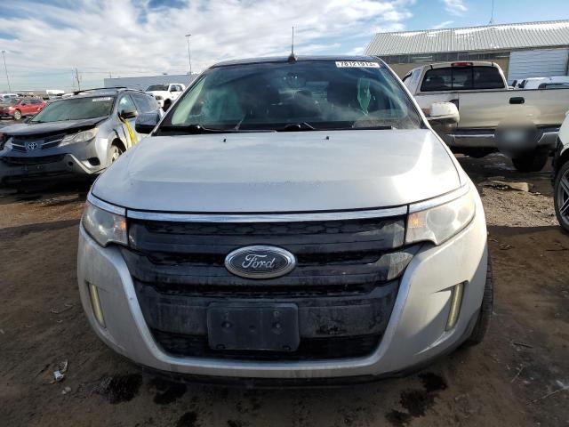 2FMDK4JC2CBA76054 - 2012 FORD EDGE SEL SILVER photo 5