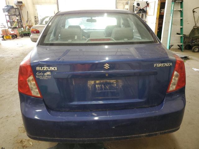 KL5JD56Z85K231581 - 2005 SUZUKI FORENZA S BLUE photo 6