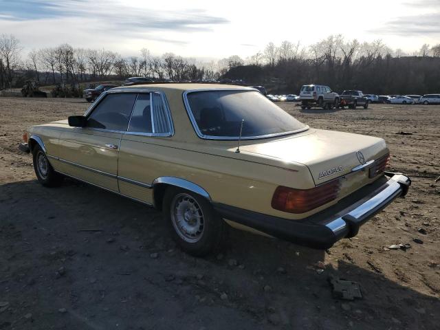 WDB10702412029710 - 1980 MERCEDES-BENZ 400-CLASS YELLOW photo 2