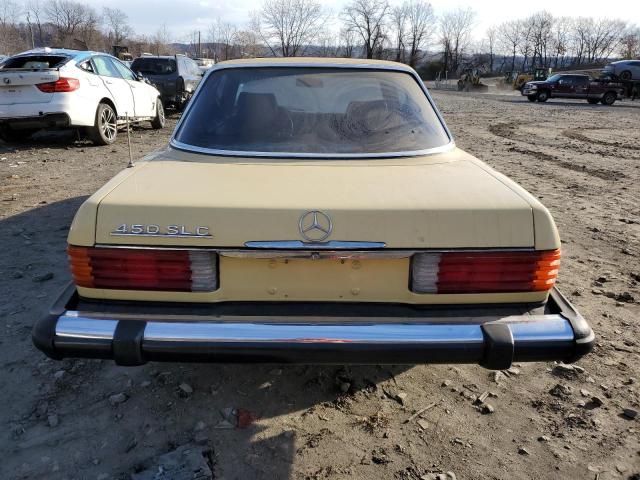 WDB10702412029710 - 1980 MERCEDES-BENZ 400-CLASS YELLOW photo 6