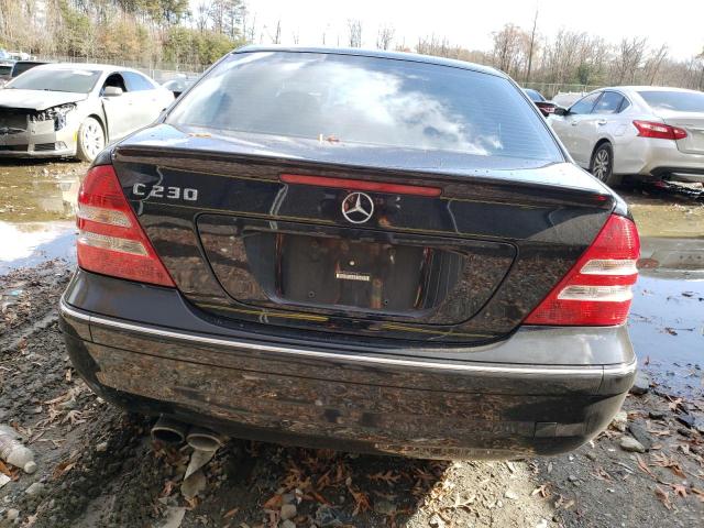 WDBRF52HX7F874187 - 2007 MERCEDES-BENZ C 230 BLACK photo 6