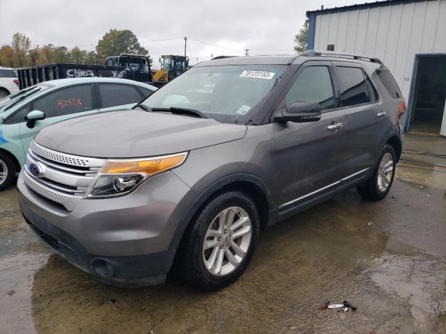 1FM5K7D89DGB37469 - 2013 FORD EXPLORER XLT GRAY photo 1