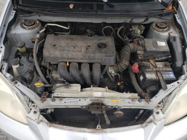 2T1KR32E58C707007 - 2008 TOYOTA COROLLA MA XR SILVER photo 11
