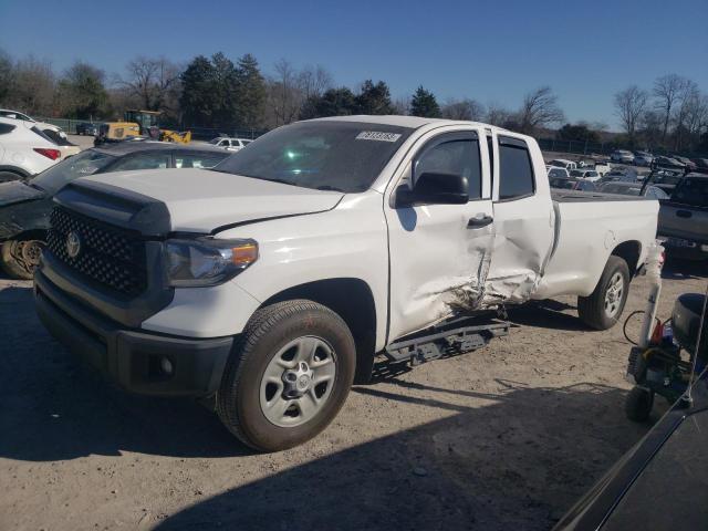 5TFTY5F11MX012187 - 2021 TOYOTA TUNDRA DOUBLE CAB SR/SR5 WHITE photo 1